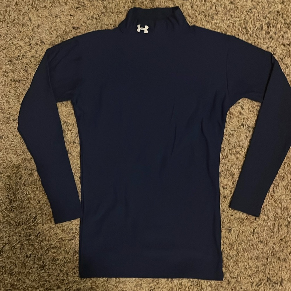 Navy Under Armour Thermal Shirt Womens Medium